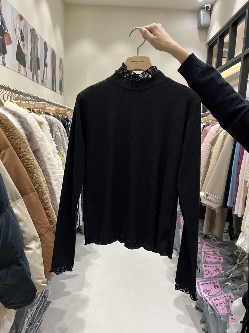 MARIE MARIE東大門㊣實拍女士新品時尚人氣推薦針織衫雙面MARIE MARIE針織衫圖色3黑色