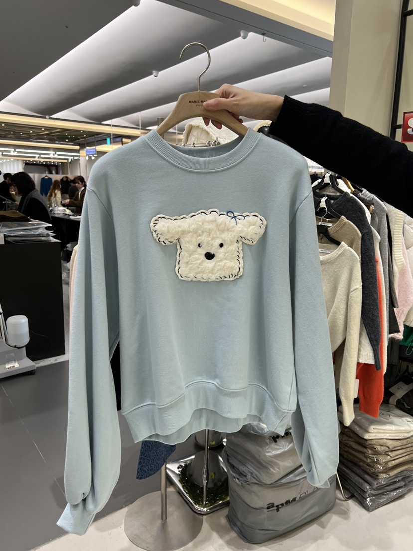 MARIE MARIE韓國直郵㊣女裝新款職業時尚25秋冬人氣休閑衛衣MARIE MARIE衛衣圖色1