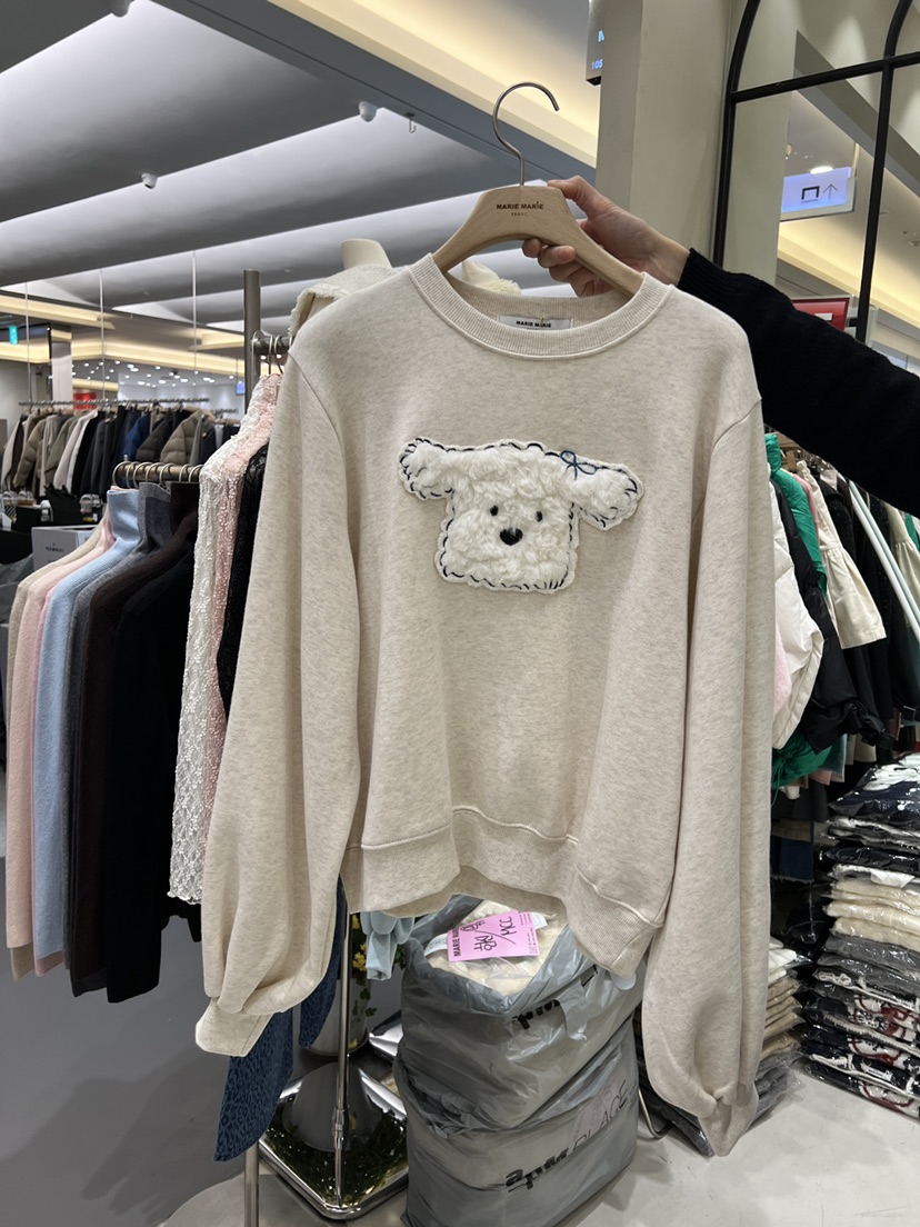 MARIE MARIE韓國直郵㊣女裝新款職業時尚25秋冬人氣休閑衛衣MARIE MARIE衛衣圖色2