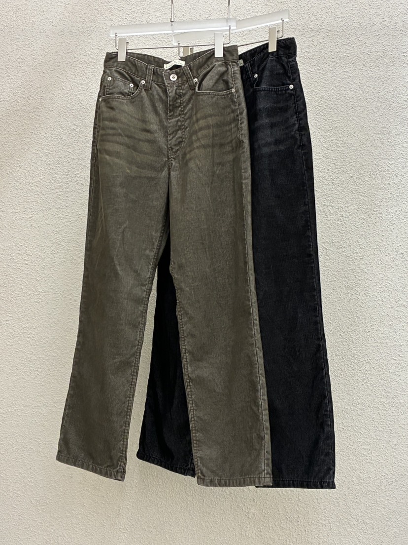 MWE韓國代購㊣女裝新品人氣真品推薦時尚25秋冬牛仔褲燈芯絨水洗MWE牛仔褲