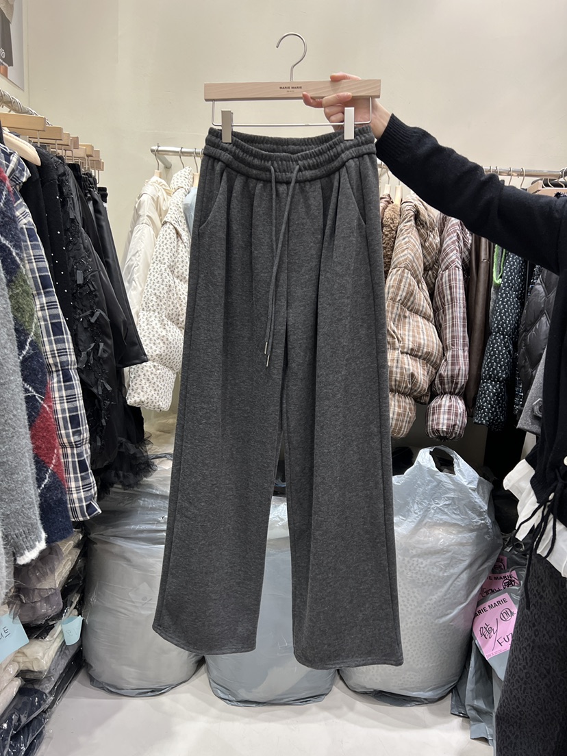 MARIE MARIE東大門㊣實拍女士新款熱賣25秋冬時尚休閑褲加絨MARIE MARIE休閑褲圖色2