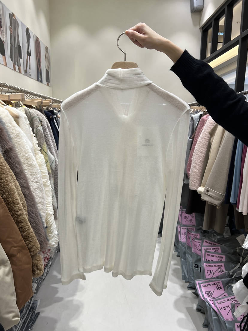 MARIE MARIE韓國代購㊣女士新品25秋冬職業人氣熱賣長袖T恤MARIE MARIE長袖T恤