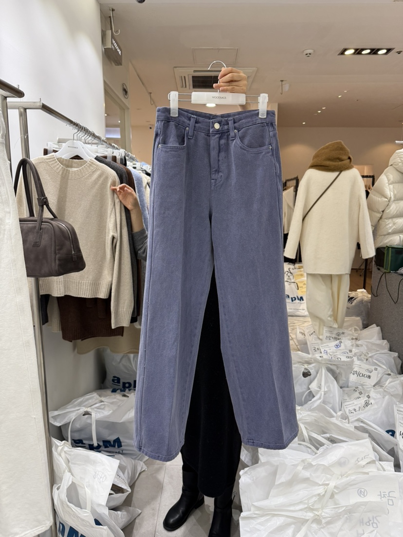 WOOD SAGE東大門㊣代購女士新款真品職業時尚25秋冬休閑褲WOOD SAGE休閑褲圖色2