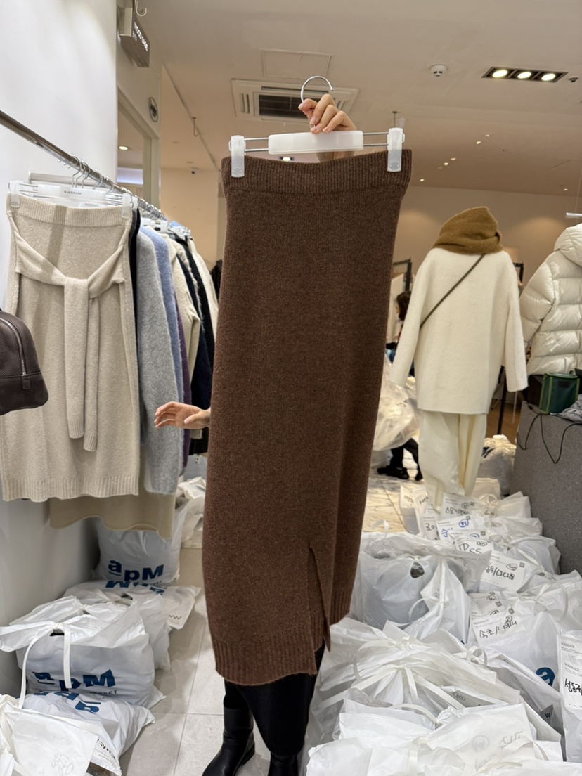 WOOD SAGE韓國直郵㊣女裝新品推薦休閑人氣熱賣半身裙中短裙WOOD SAGE半身裙/中短裙