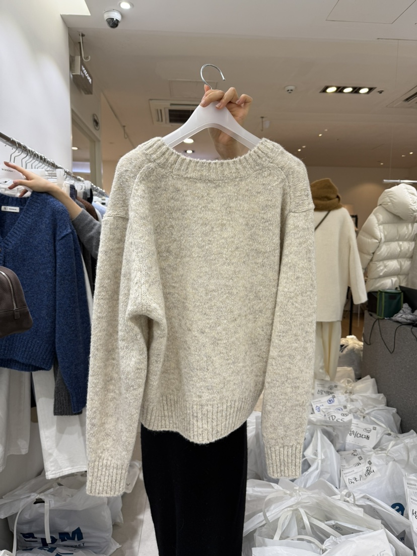 WOOD SAGE東大門㊣實拍女士新品25秋冬時尚針織衫羊毛開衫WOOD SAGE針織衫