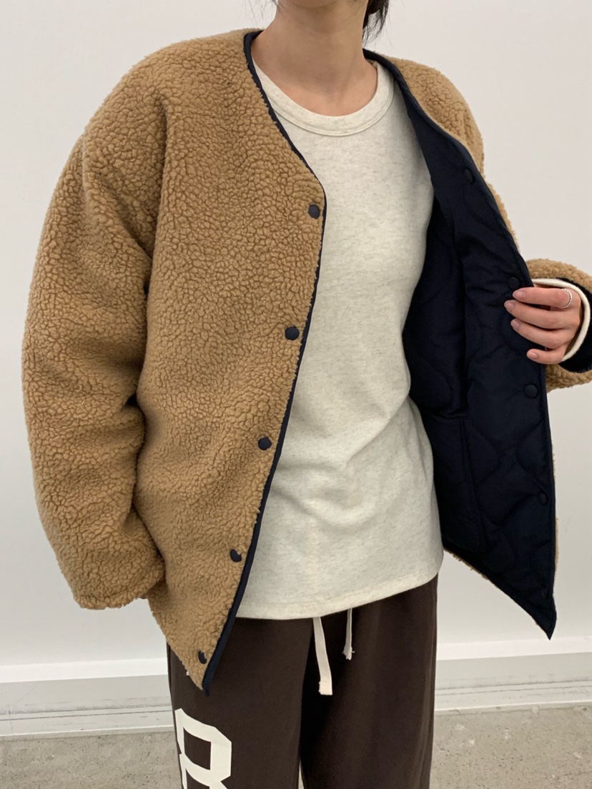 COBALT BLUE韓國代購㊣女裝新款推薦真品職業時尚夾克兩面穿COBALT BLUE夾克