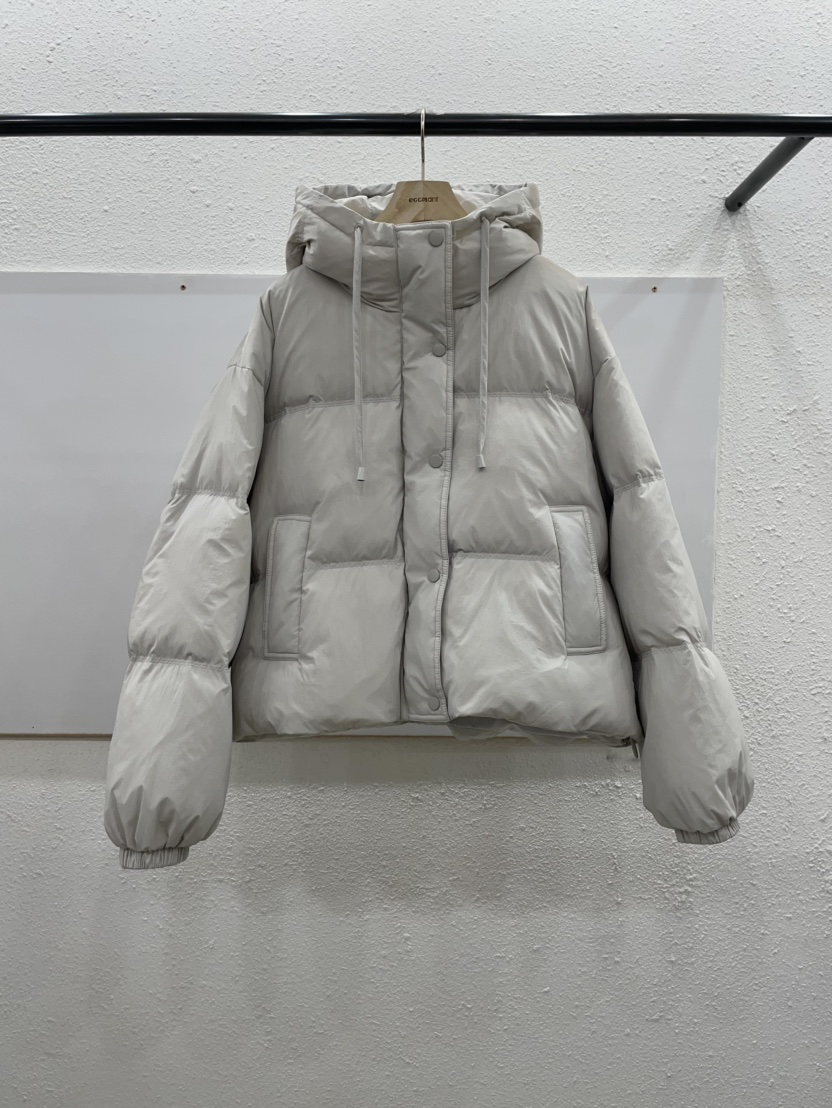 EGGPLANT韓國直郵㊣女士新款職業休閑25秋冬短款羽絨服填充鴨絨EGGPLANT短款羽絨服圖色1