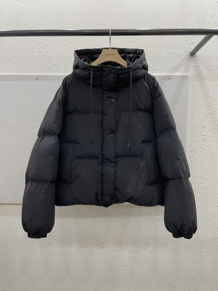 EGGPLANT韓國直郵㊣女士新款職業休閑25秋冬短款羽絨服填充鴨絨EGGPLANT短款羽絨服圖色2