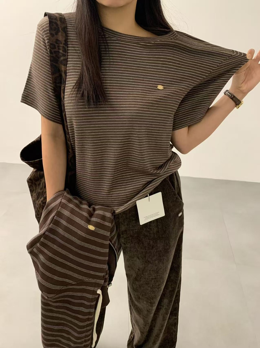 J CRANE-A韓國直郵㊣女裝新品25秋冬推薦熱賣時尚職業T恤J CRANET恤