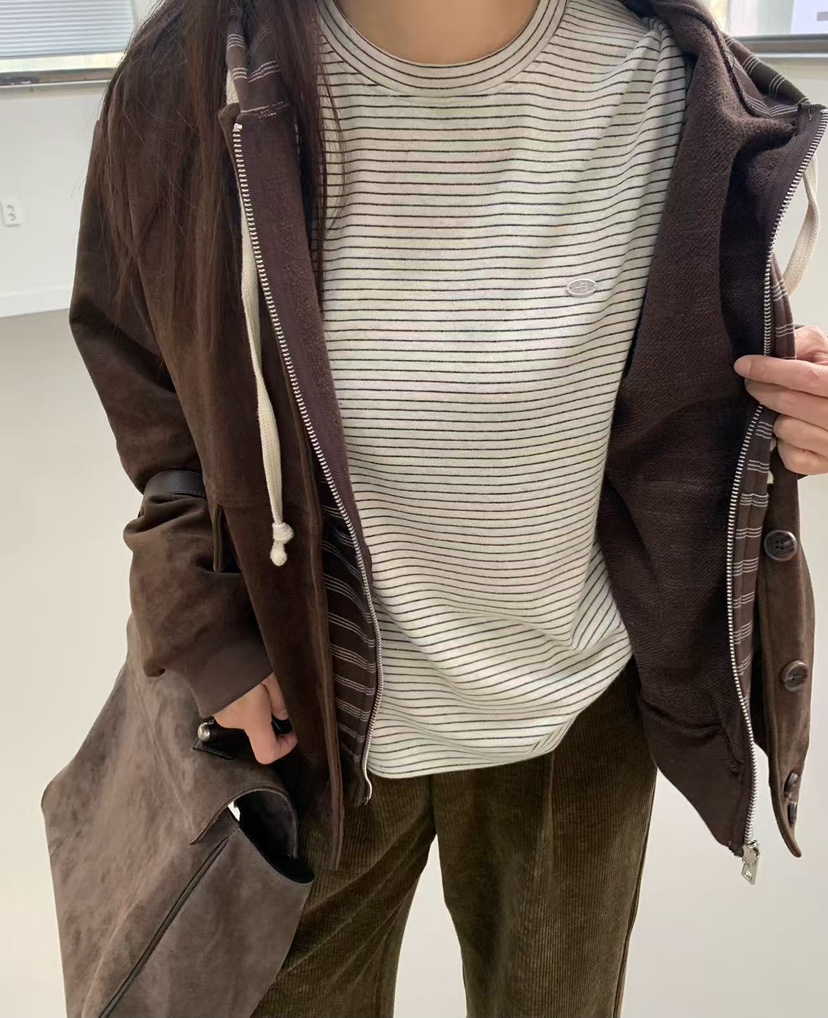 J CRANE-A韓國直郵㊣女裝新品25秋冬推薦熱賣時尚職業T恤J CRANET恤