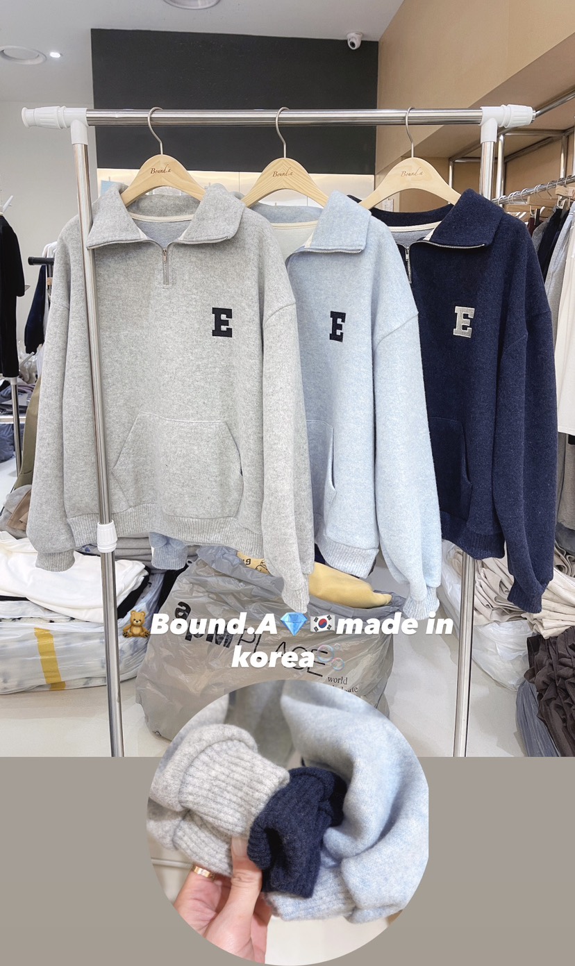 BOUND.A東大門㊣直郵女士新款休閑推薦25秋冬人氣職業衛衣BOUND.A衛衣