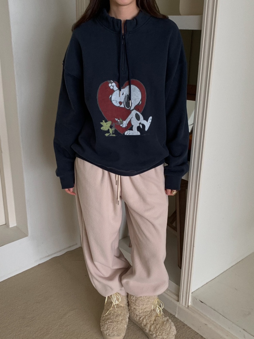 CAMEL-P韓國代購㊣女士新品真品休閑褲抓絨Came_l 家休閑褲