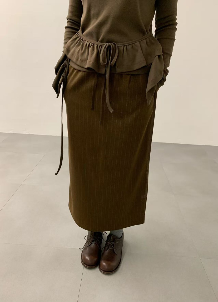 J CRANE-A韓國代購㊣女士新款休閑人氣職業25秋冬熱賣長裙J CRANE長裙