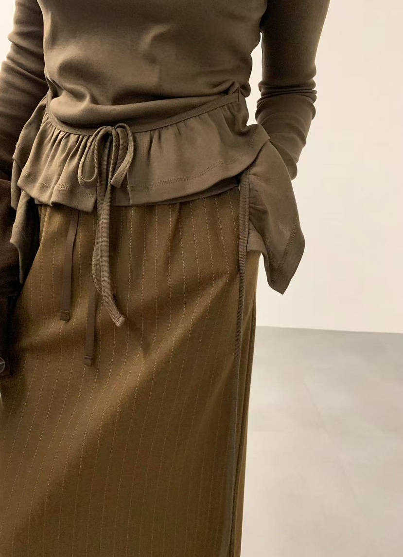 J CRANE-A韓國代購㊣女士新款休閑人氣職業25秋冬熱賣長裙J CRANE長裙