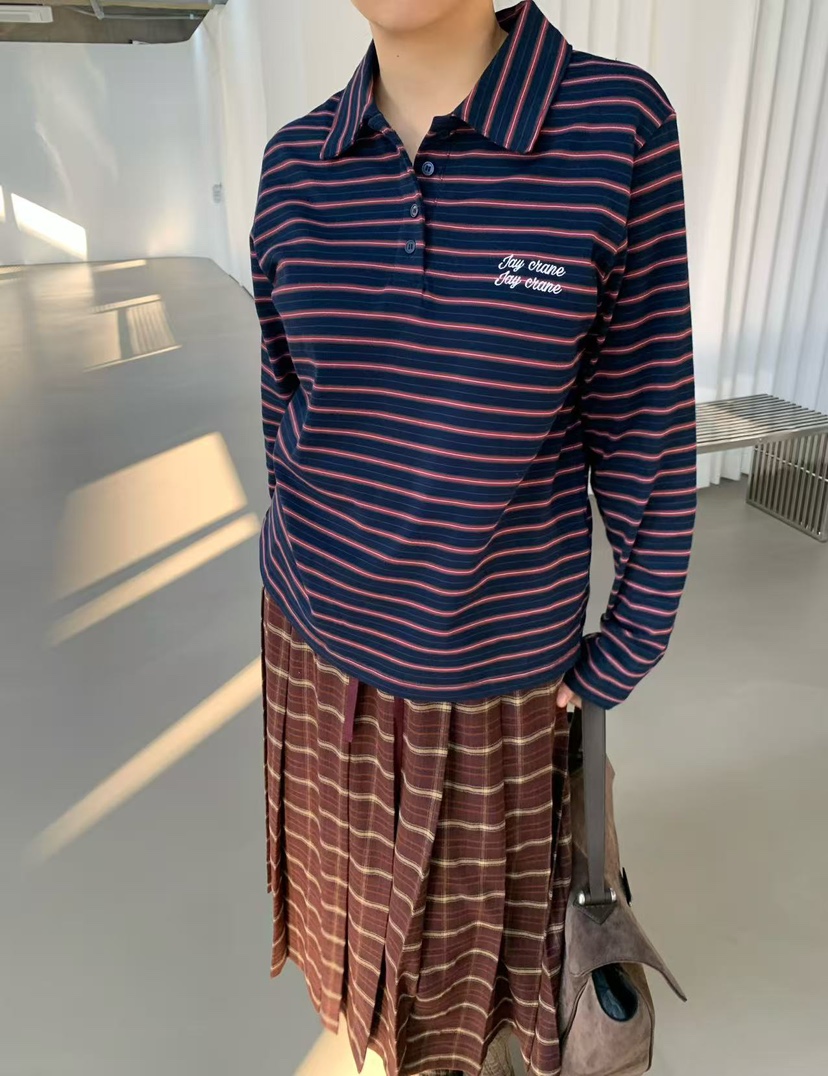 J CRANE-A東大門㊣代購女士新品推薦熱賣休閑人氣長袖T恤J CRANE長袖T恤