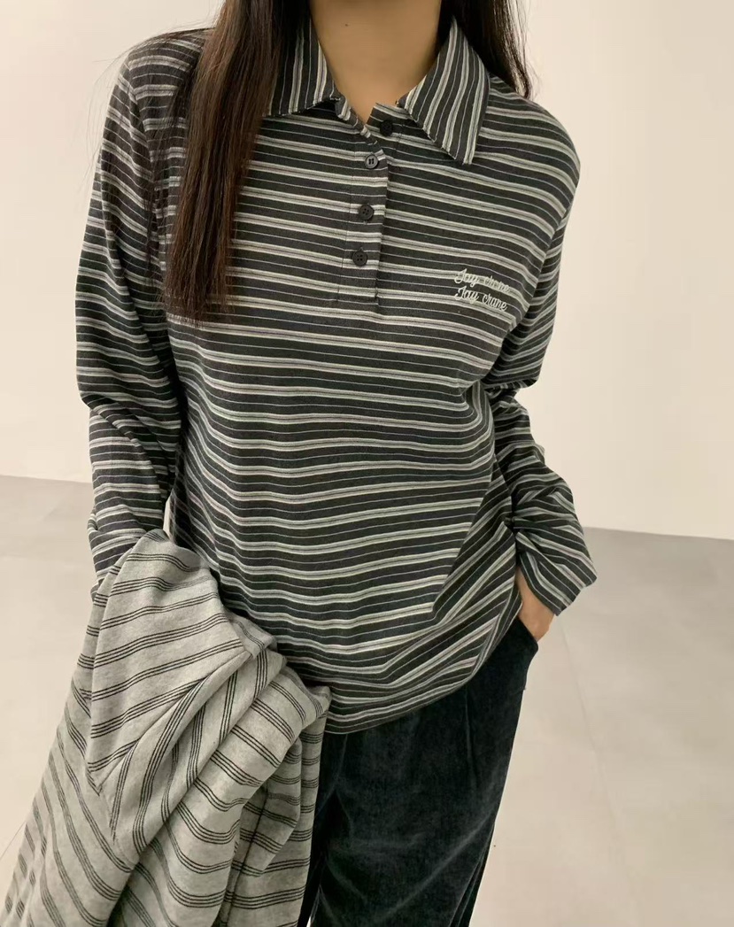 J CRANE-A東大門㊣代購女士新品推薦熱賣休閑人氣長袖T恤J CRANE長袖T恤