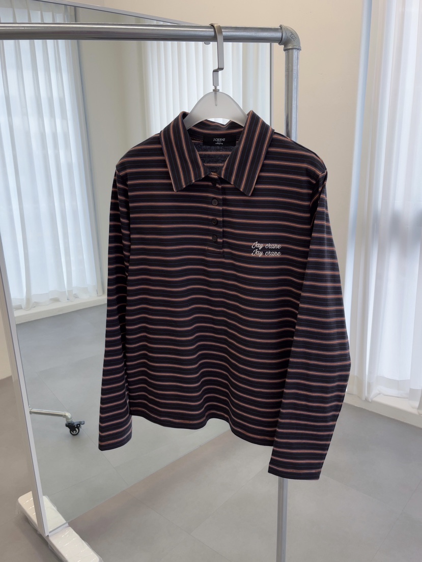 J CRANE-A東大門㊣代購女士新品推薦熱賣休閑人氣長袖T恤J CRANE長袖T恤圖色2