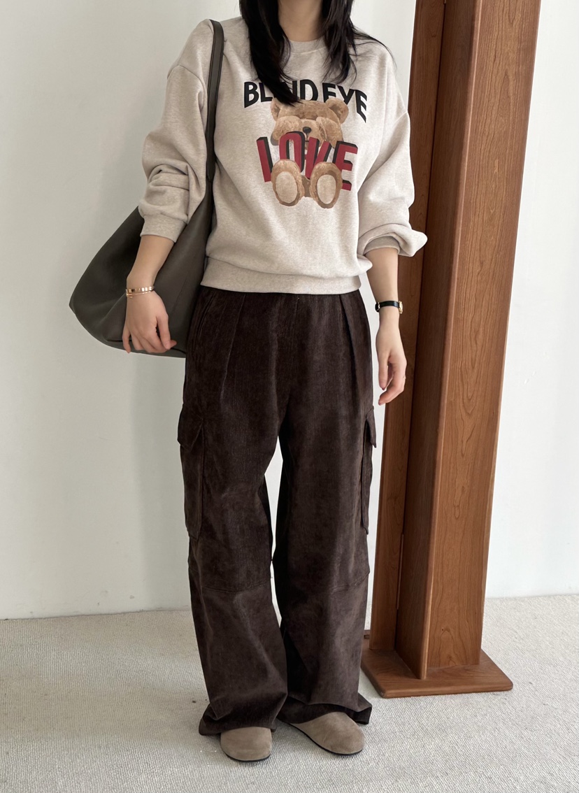 LE VASE東大門㊣直郵女裝新款真品推薦熱賣25秋冬時尚衛衣LE VASE衛衣