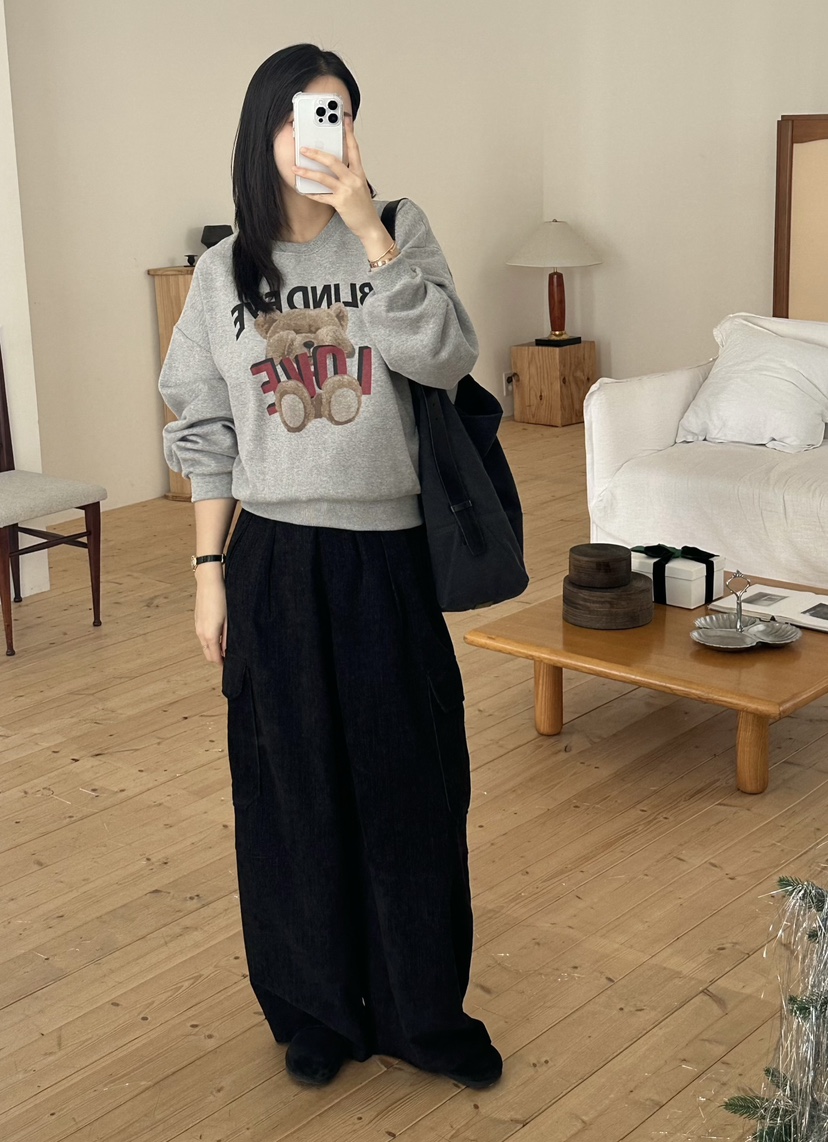 LE VASE東大門㊣直郵女裝新款真品推薦熱賣25秋冬時尚衛衣LE VASE衛衣