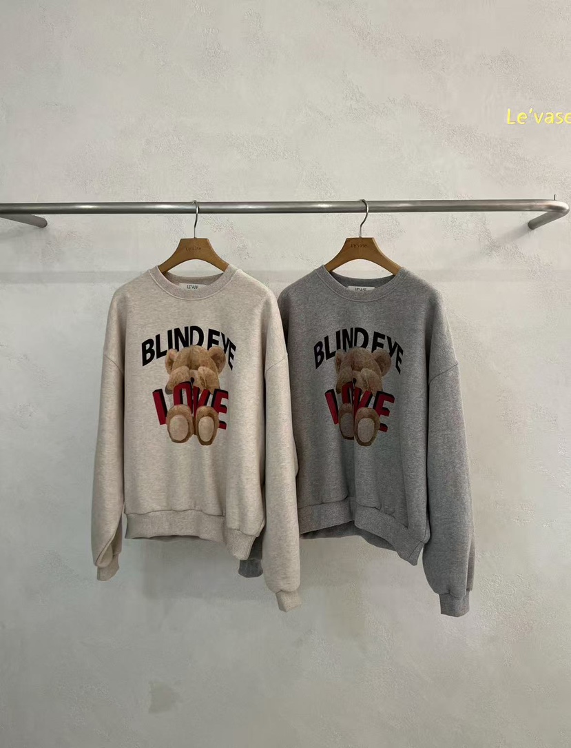 LE VASE東大門㊣直郵女裝新款真品推薦熱賣25秋冬時尚衛衣LE VASE衛衣