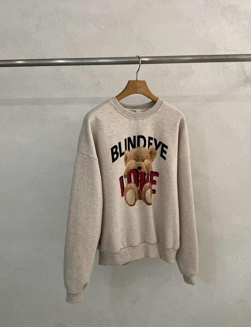 LE VASE東大門㊣直郵女裝新款真品推薦熱賣25秋冬時尚衛衣LE VASE衛衣