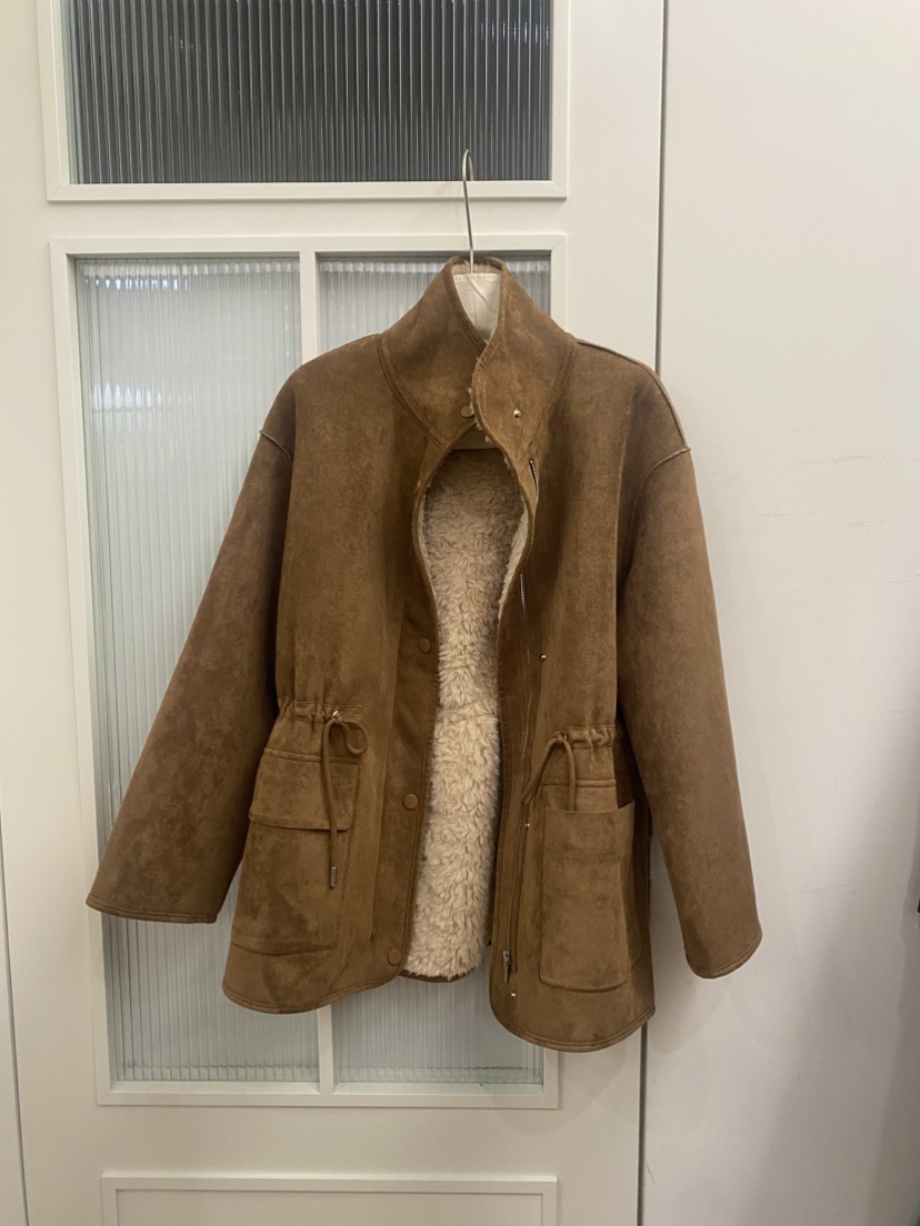 JADEMARKET東大門㊣實拍女士新品人氣真品休閑25秋冬短款大衣JADE MARKET短款大衣圖色1