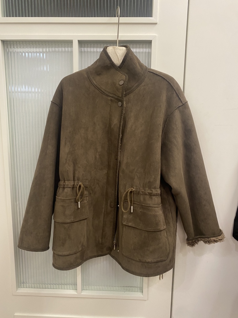 JADEMARKET東大門㊣實拍女士新品人氣真品休閑25秋冬短款大衣JADE MARKET短款大衣圖色2