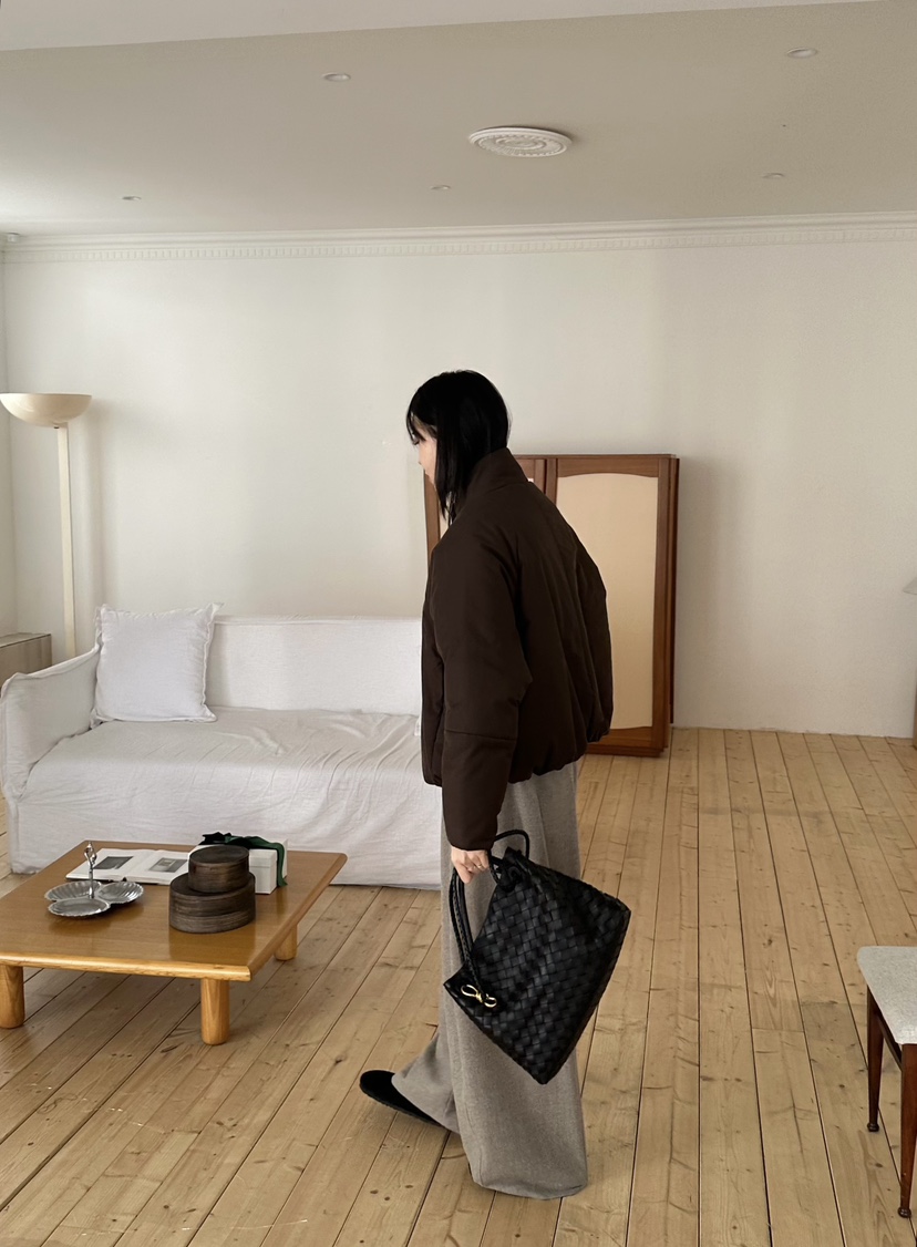 LE VASE東大門㊣代購女裝新品推薦真品熱賣休閑職業短款棉服LE VASE短款棉服