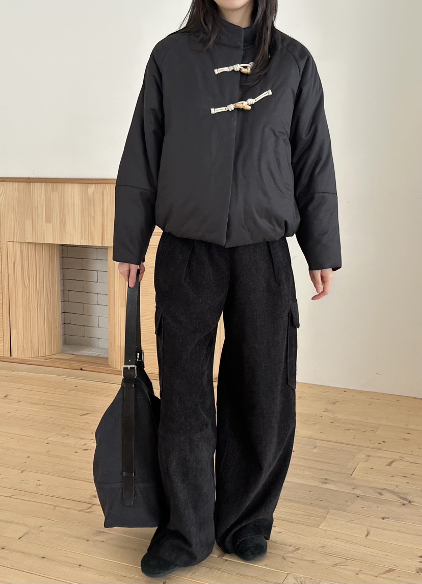 LE VASE東大門㊣代購女裝新品推薦真品熱賣休閑職業短款棉服LE VASE短款棉服