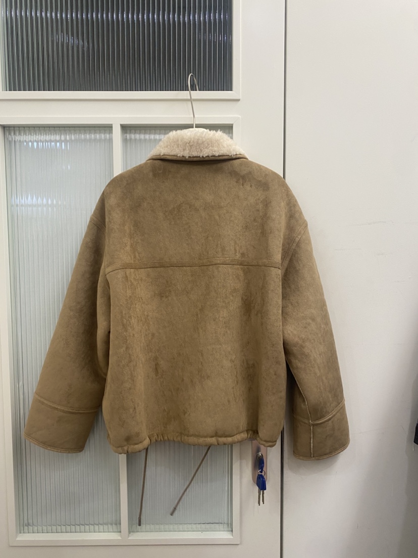 JADEMARKET東大門㊣實拍女裝新品熱賣推薦時尚休閑短款大衣JADE MARKET短款大衣