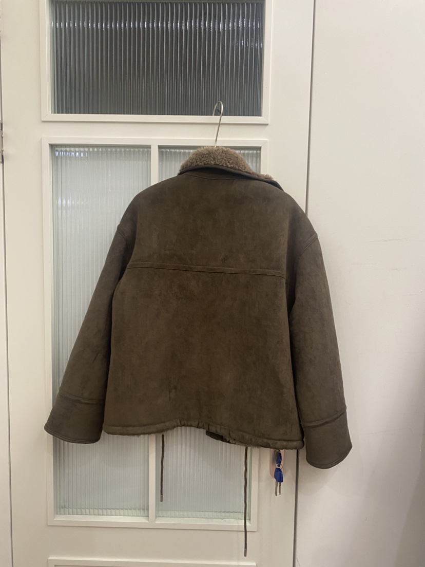 JADEMARKET東大門㊣實拍女裝新品熱賣推薦時尚休閑短款大衣JADE MARKET短款大衣