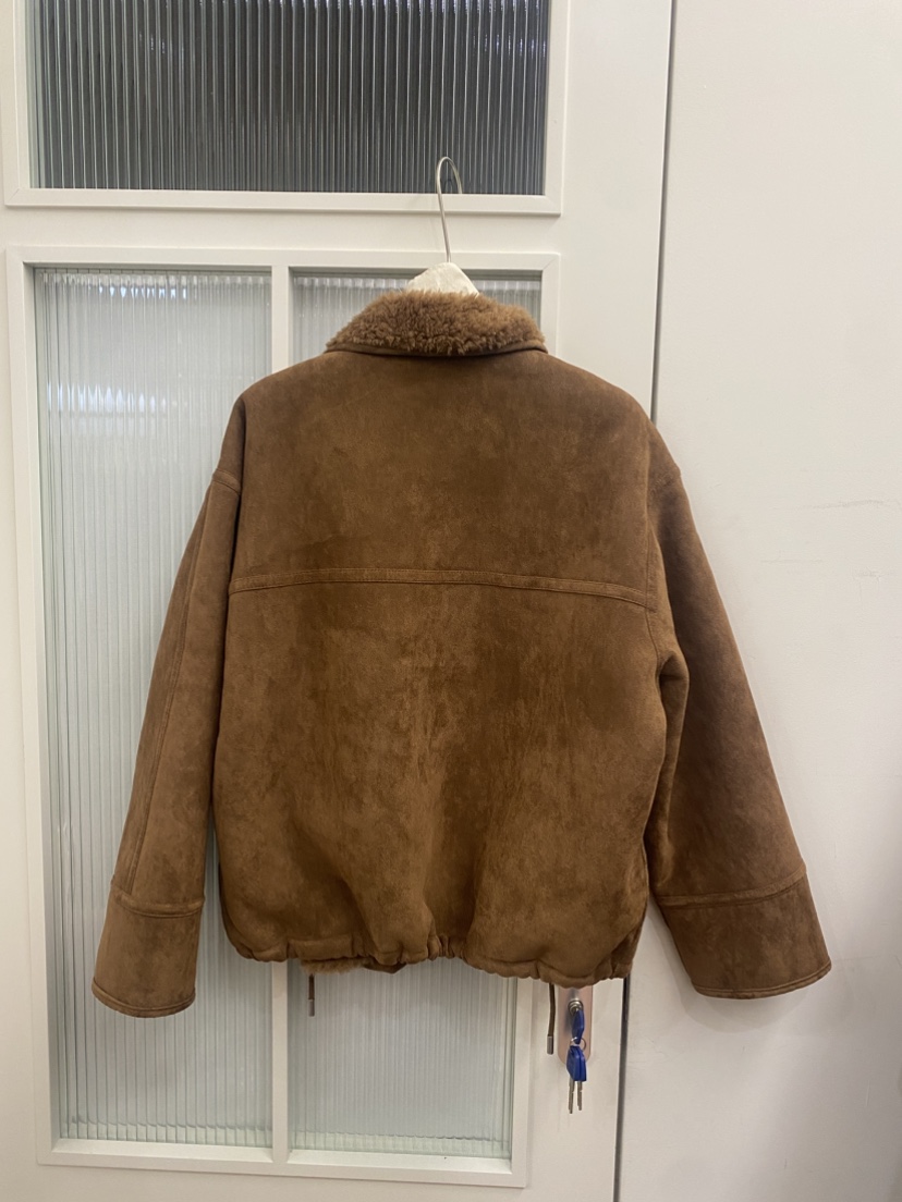 JADEMARKET東大門㊣實拍女裝新品熱賣推薦時尚休閑短款大衣JADE MARKET短款大衣