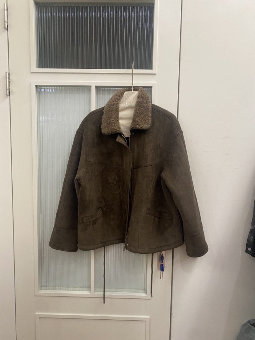 JADEMARKET東大門㊣實拍女裝新品熱賣推薦時尚休閑短款大衣JADE MARKET短款大衣圖色3