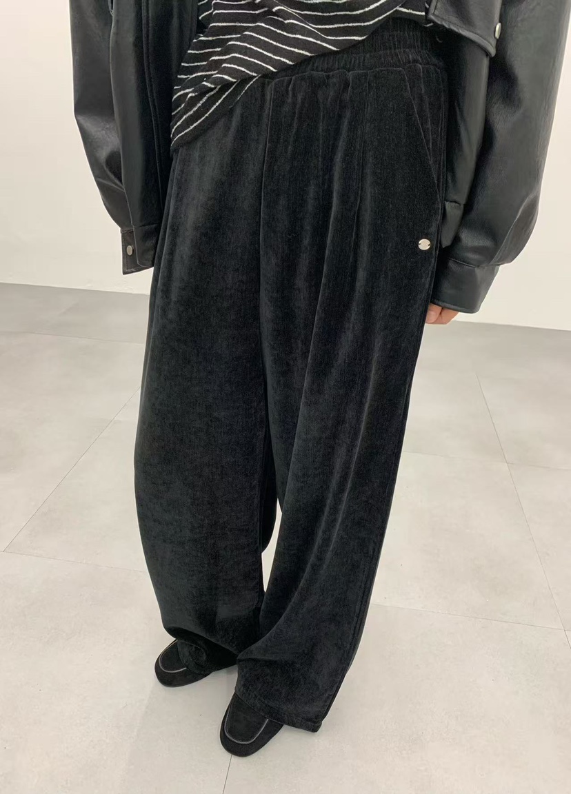 J CRANE-A東大門㊣代購女裝新品人氣休閑真品休閑褲天鵝絨J CRANE休閑褲