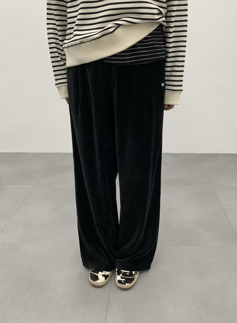 J CRANE-A東大門㊣代購女裝新品人氣休閑真品休閑褲天鵝絨J CRANE休閑褲圖色3