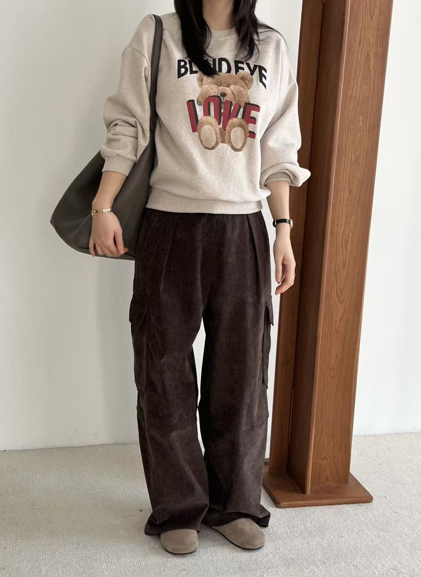 LE VASE東大門㊣實拍女士新款時尚職業人氣真品25秋冬休閑褲LE VASE休閑褲圖色2