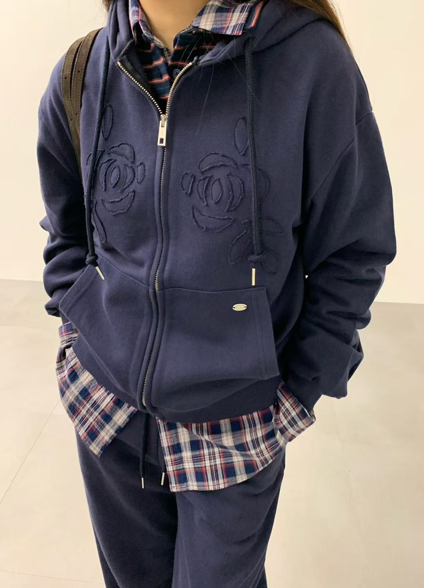 J CRANE-A東大門㊣代購女裝新款休閑熱賣職業夾克連帽拉鏈衫J CRANE夾克