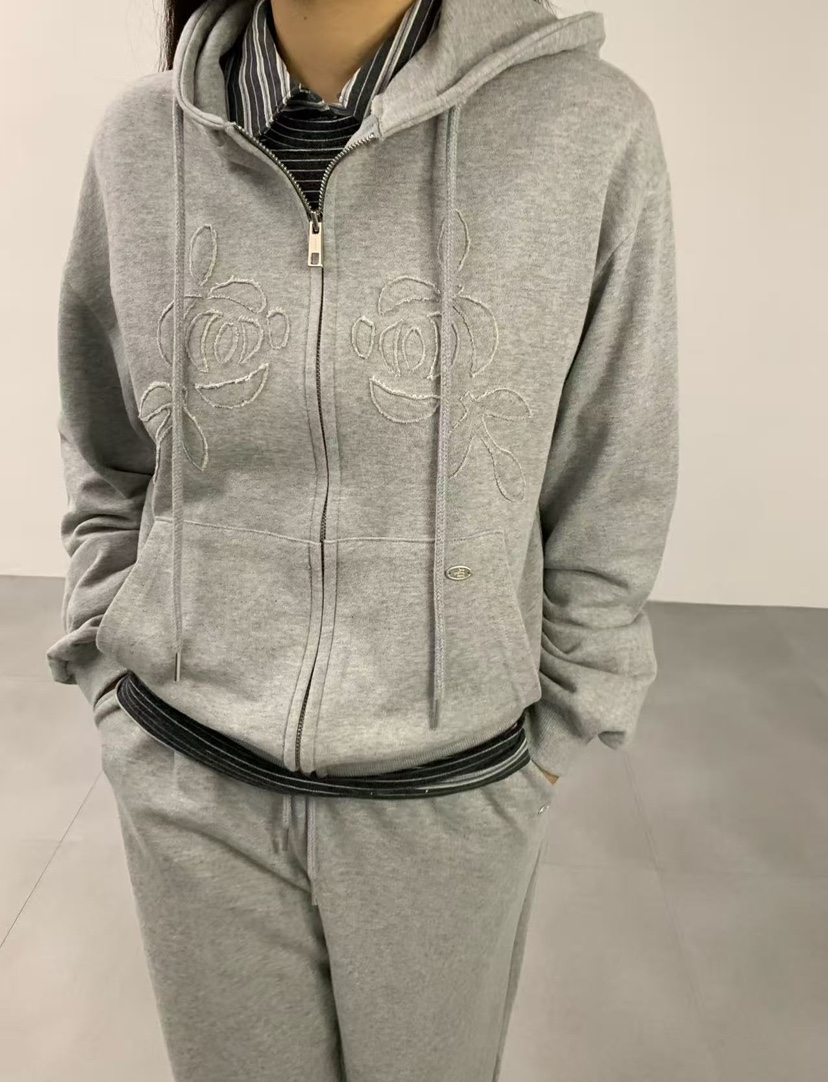 J CRANE-A東大門㊣代購女裝新款休閑熱賣職業夾克連帽拉鏈衫J CRANE夾克圖色1