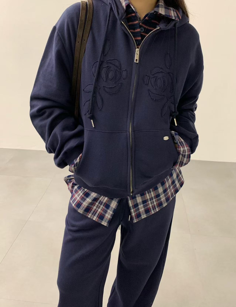 J CRANE-A東大門㊣代購女裝新款休閑熱賣職業夾克連帽拉鏈衫J CRANE夾克圖色3