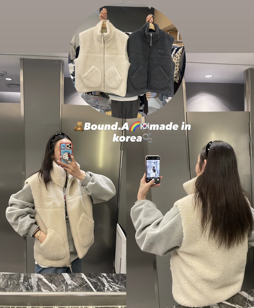 BOUND.A東大門㊣直郵女裝新品休閑職業推薦人氣時尚熱賣馬甲BOUND.A馬甲