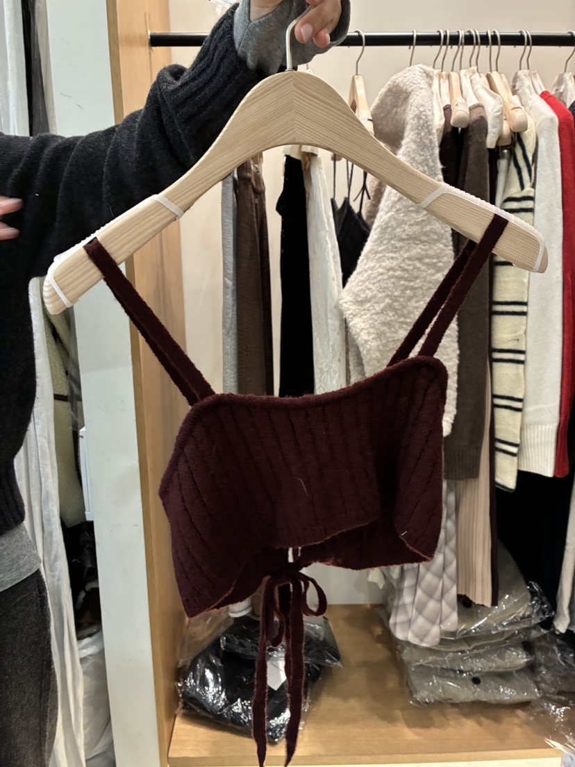 TORRE韓國直郵㊣女士新品休閑25秋冬真品時尚熱賣吊帶背心打折TORRE吊帶/背心圖色2