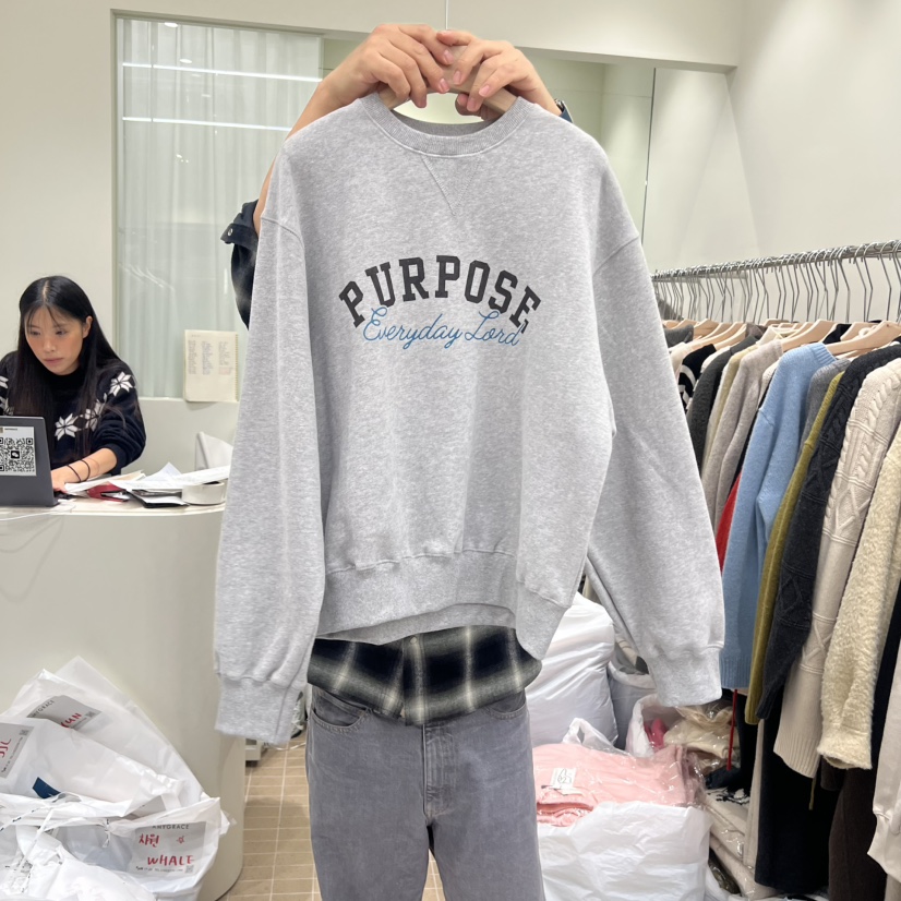 AMY GRACE東大門㊣直郵女裝新品職業休閑真品人氣衛衣加絨AMY GRACE衛衣圖色2