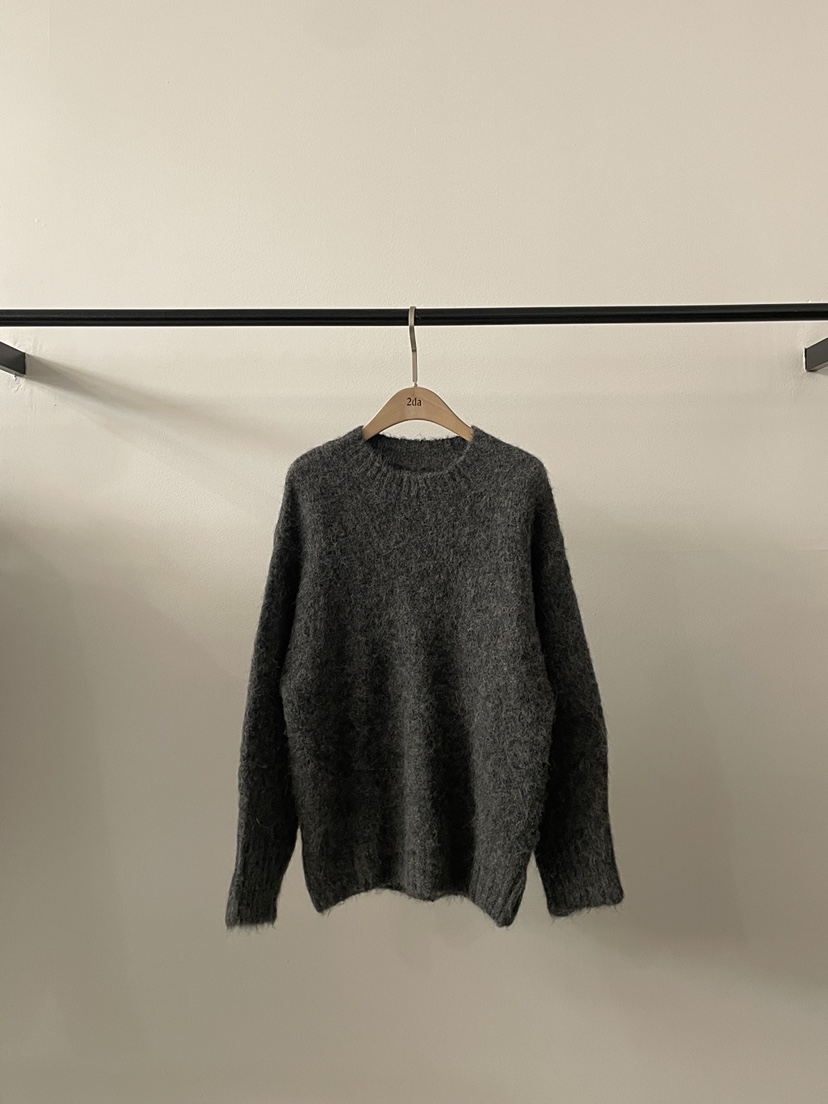 2DA/DARIMI-P韓國代購㊣女裝新品休閑推薦熱賣人氣針織衫2DA/DARIMI-P針織衫圖色3墨色