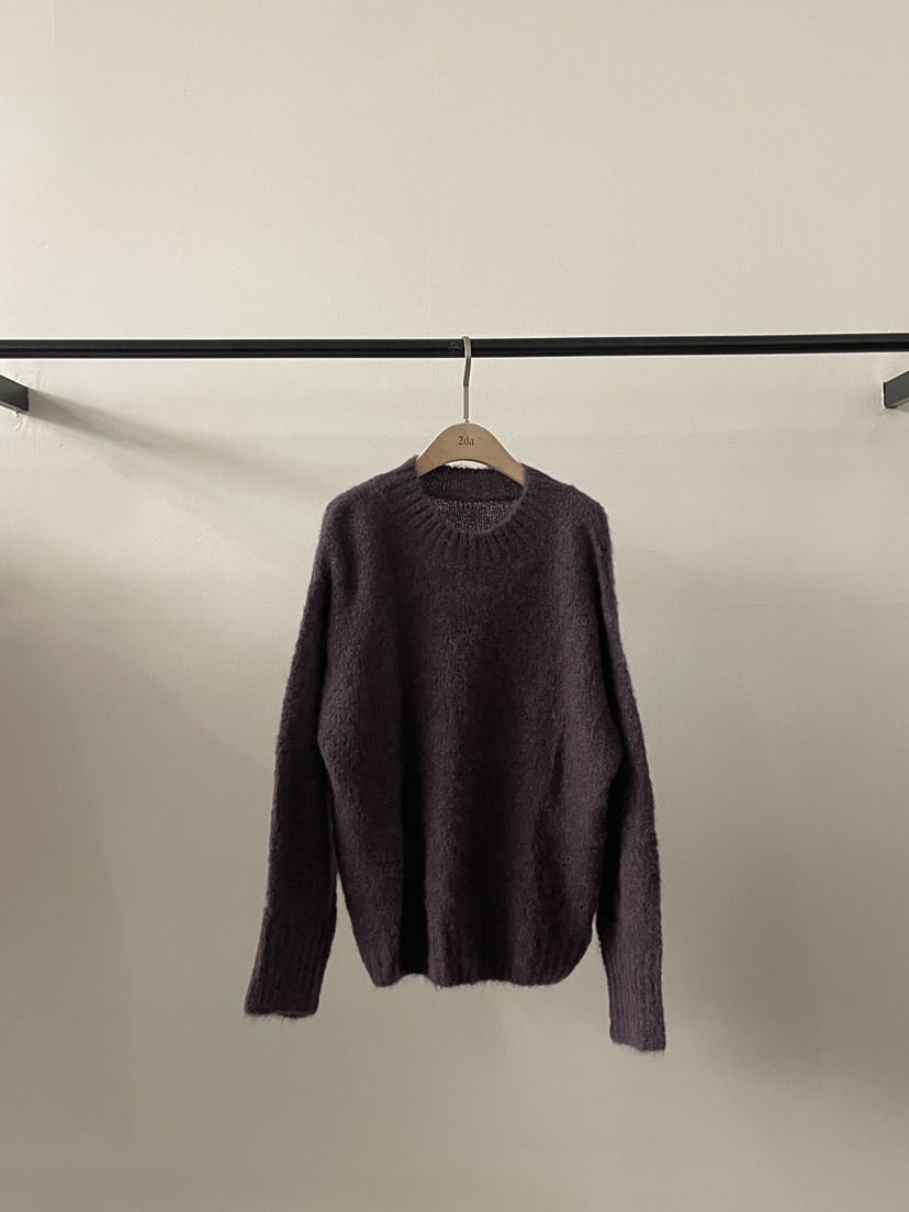 2DA/DARIMI-P韓國代購㊣女裝新品休閑推薦熱賣人氣針織衫2DA/DARIMI-P針織衫圖色4紫色