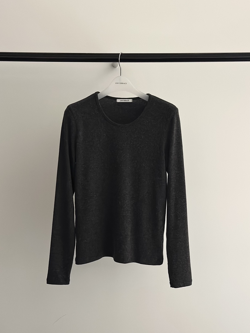 ANDTERRACE東大門㊣代購女裝新款真品熱賣時尚推薦25秋冬長袖T恤ANDTERRACE長袖T恤圖色2
