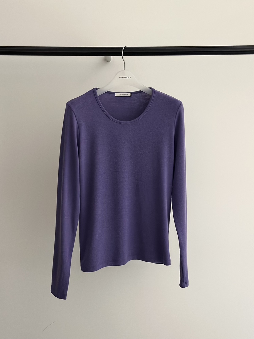ANDTERRACE東大門㊣代購女裝新款真品熱賣時尚推薦25秋冬長袖T恤ANDTERRACE長袖T恤圖色3