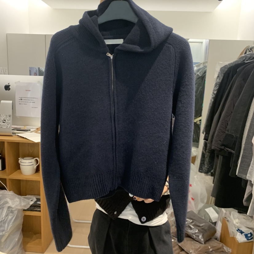 THE STARDUST韓國代購㊣女士新品時尚職業真品毛衣連帽針織衫THE STARDUST毛衣圖色2