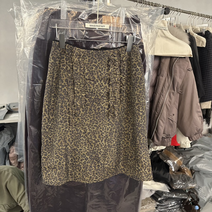 DOUBLE STANDARD/LE SMOKING/MAISONSTAFF韓國代購㊣女裝新品時尚半身裙中短裙MAISONSTAFF半身裙/中短裙圖色1