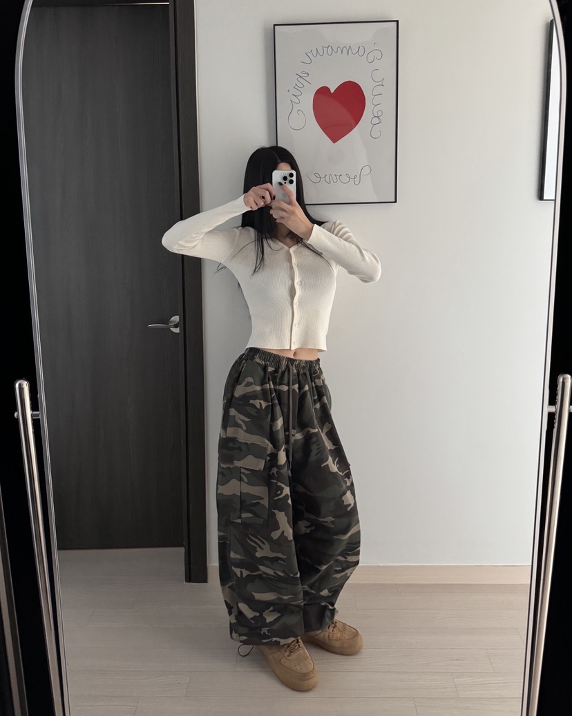 OKIE東大門㊣實拍女裝新品時尚25秋冬推薦熱賣休閑人氣休閑褲OKIE休閑褲