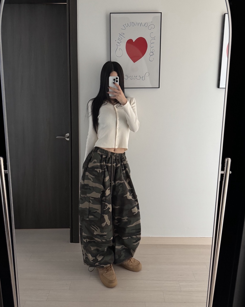 OKIE東大門㊣實拍女裝新品時尚25秋冬推薦熱賣休閑人氣休閑褲OKIE休閑褲